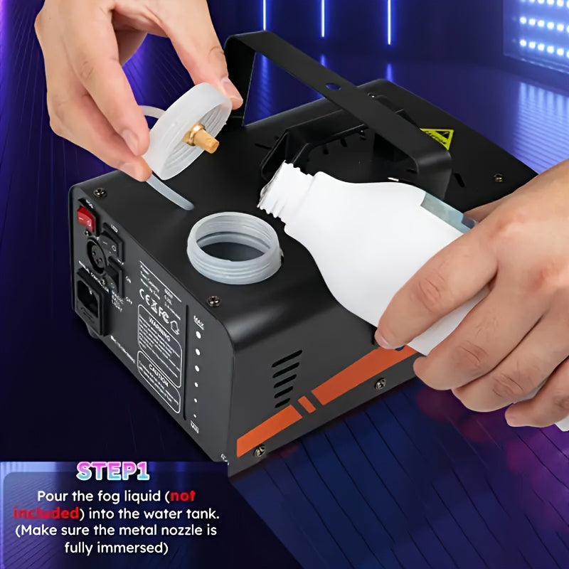 FogMatich 600W LED Fog Machine with Wireless Remote