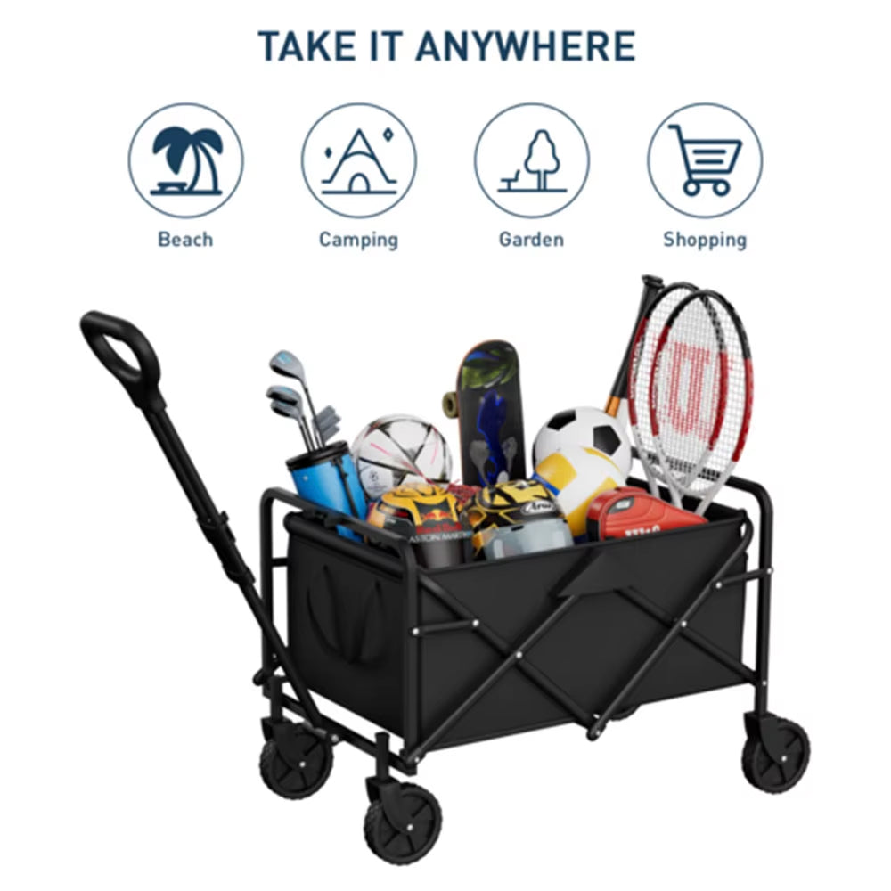 Fotticart All-Terrain Folding Utility Wagon for Camping and Beach