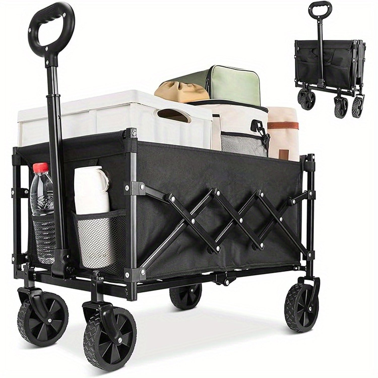 Fotticart All-Terrain Folding Utility Wagon for Camping and Beach