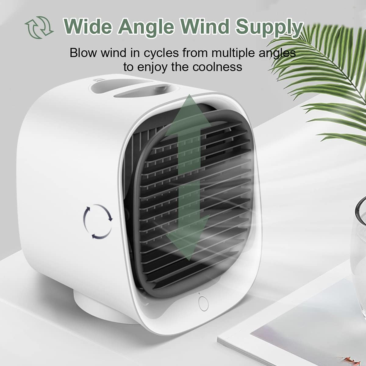 FrosiAiro 3-in-1 Portable Air Cooler & Purifier for Personal Spaces