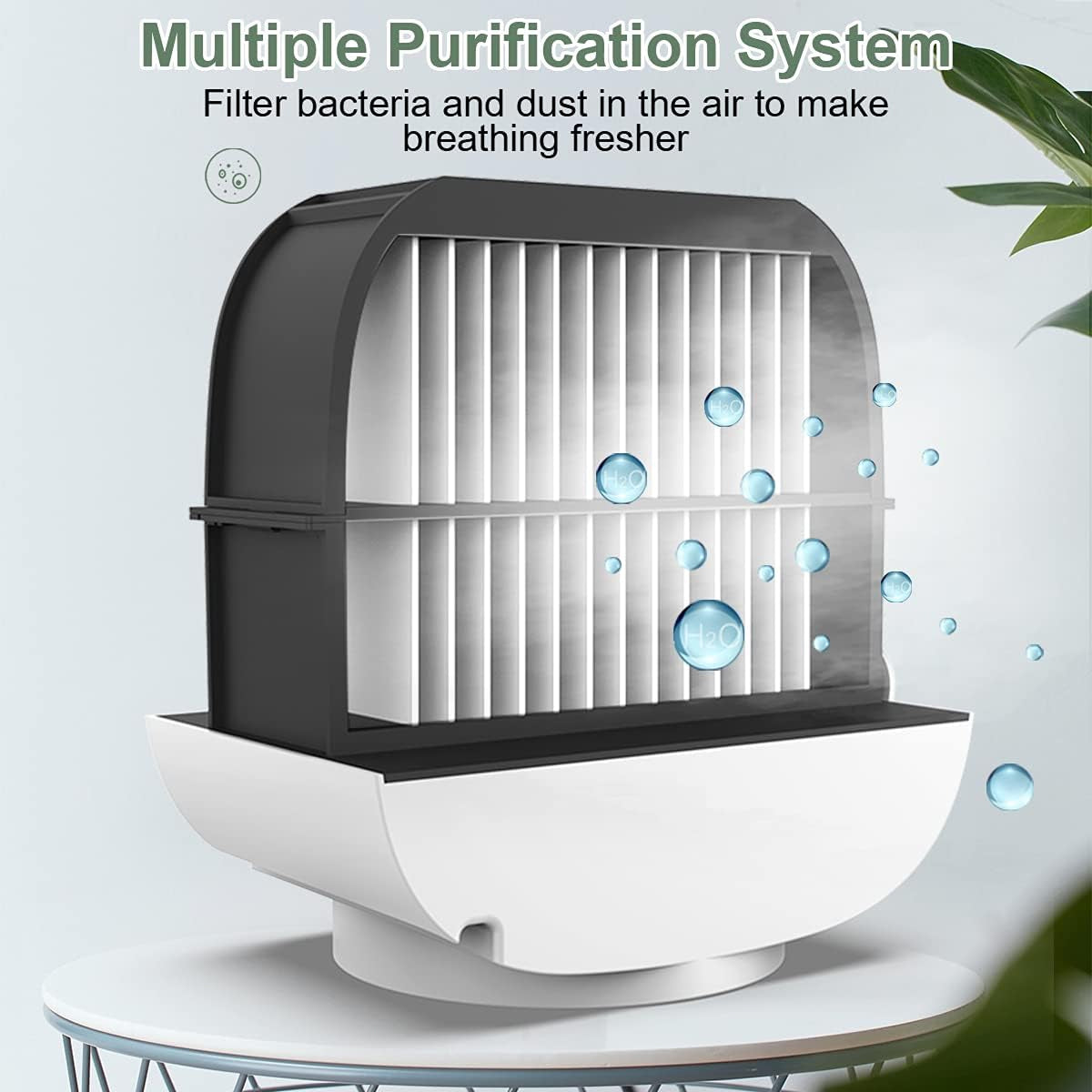 FrosiAiro 3-in-1 Portable Air Cooler & Purifier for Personal Spaces