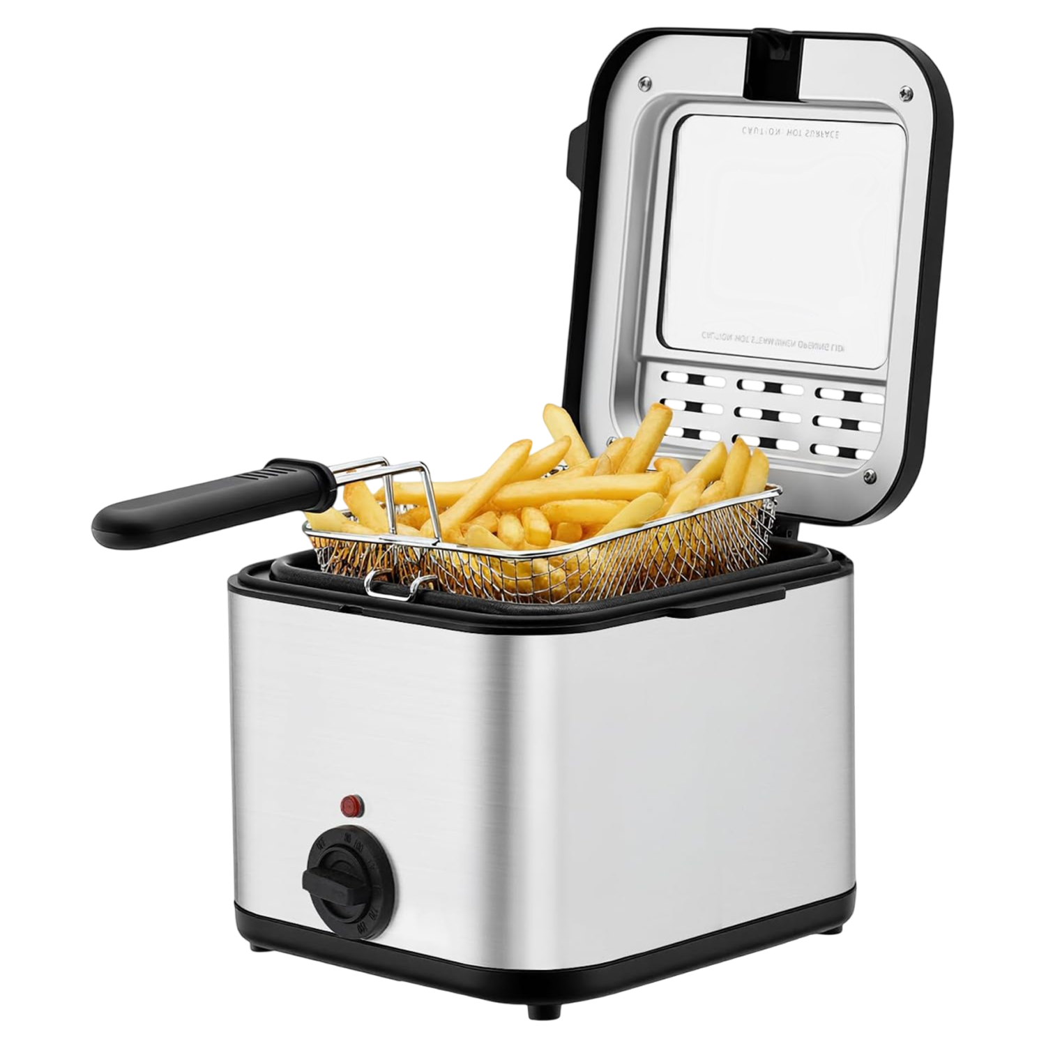 Frynexar Electric Deep Fat Fryer 2.5L 1000W Crispy Home Frying