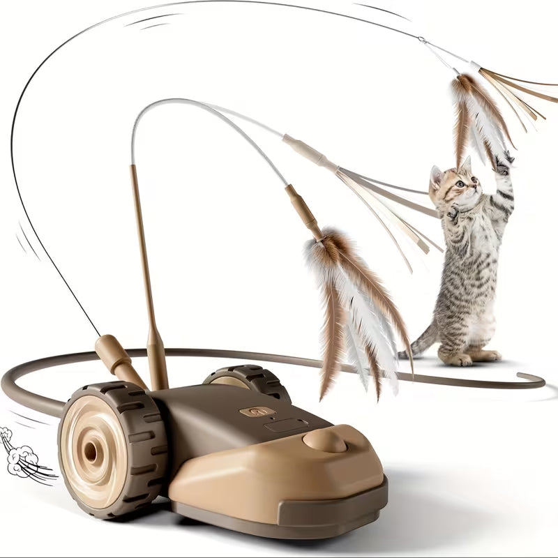 FurFlicko Smart Interactive Cat Toy for Indoor Cats