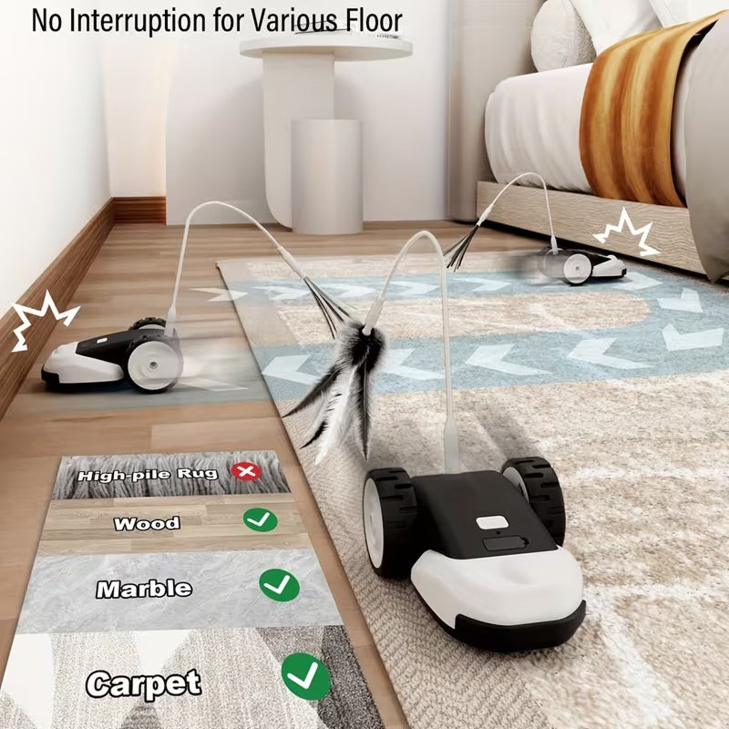 FurFlicko Smart Interactive Cat Toy for Indoor Cats