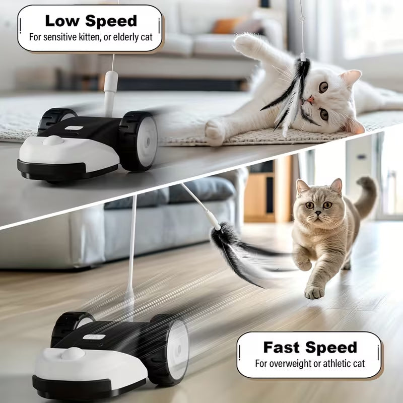 FurFlicko Smart Interactive Cat Toy for Indoor Cats