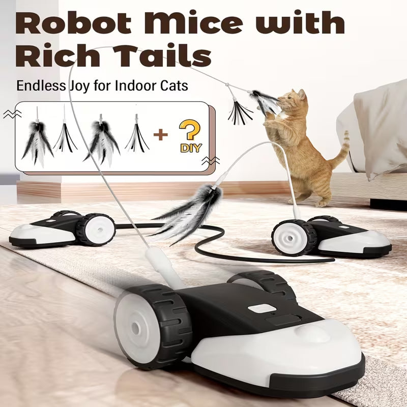 FurFlicko Smart Interactive Cat Toy for Indoor Cats