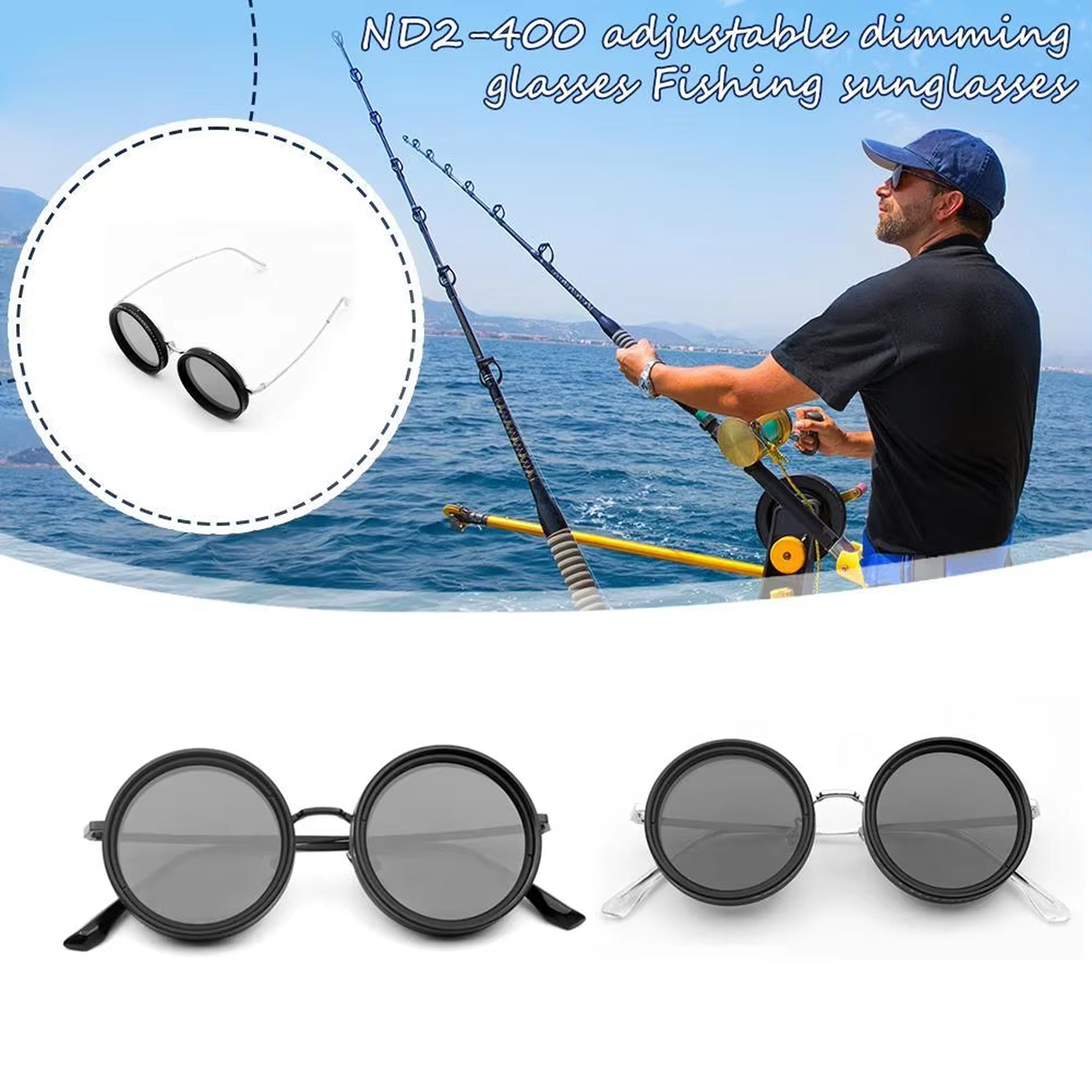 Glasfishy ND9 Polarized Fishing Sunglasses