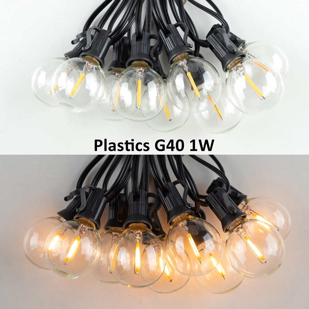 GloStrani Solar Powered Outdoor LED String Lights