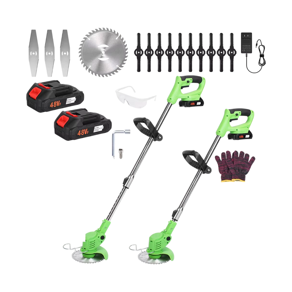 Yardex Cordless Weed Eater & Brush Cutter | Lightweight Lawn Trimmer