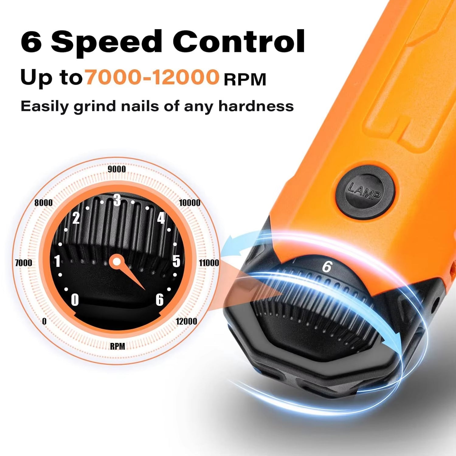 GrinPaw Ultra-Quiet Dog Nail Grinder with LED Lights