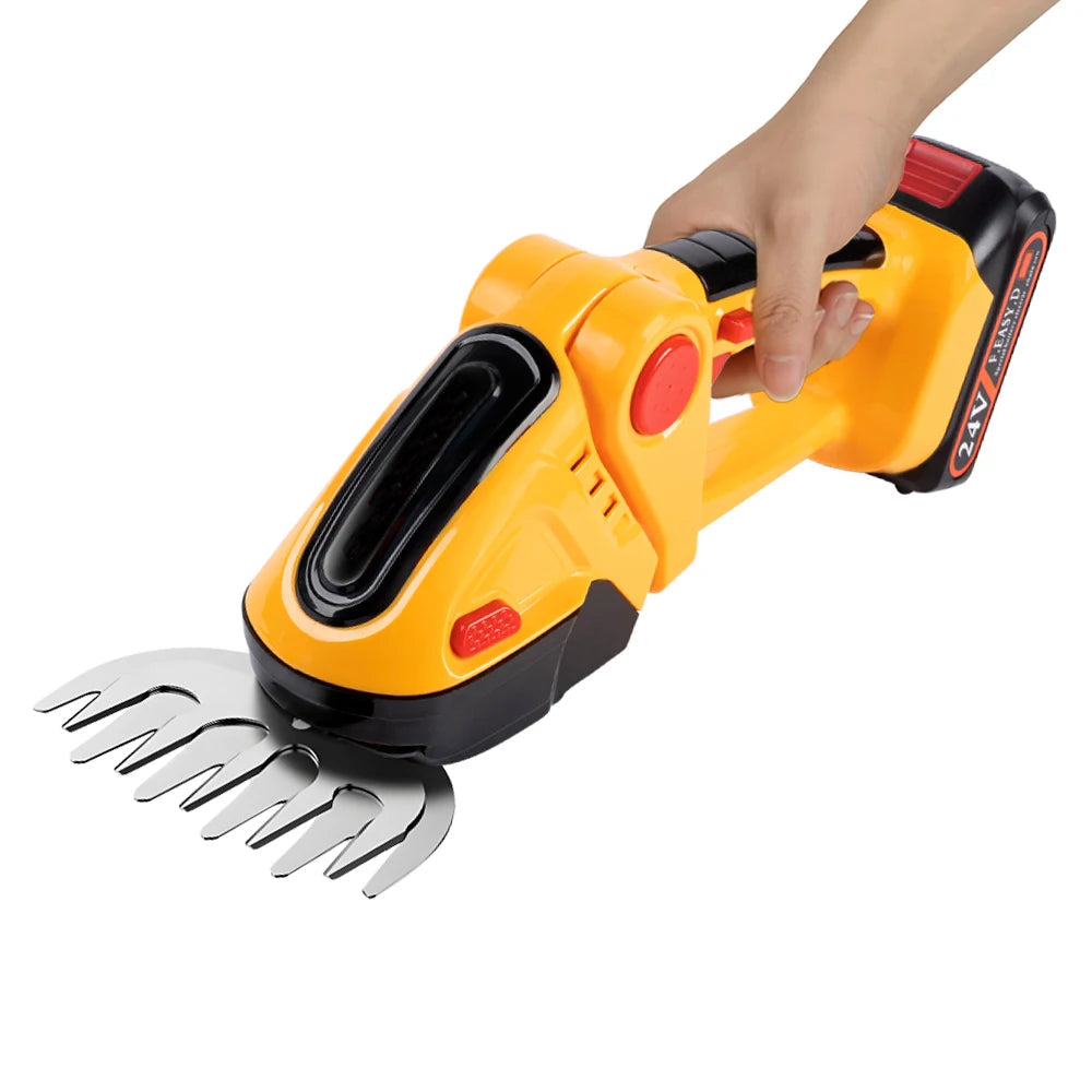 GrinWatt Cordless 2-in-1 Hedge & Grass Trimmer