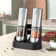 GrindPep Electric Salt and Pepper Grinder Set