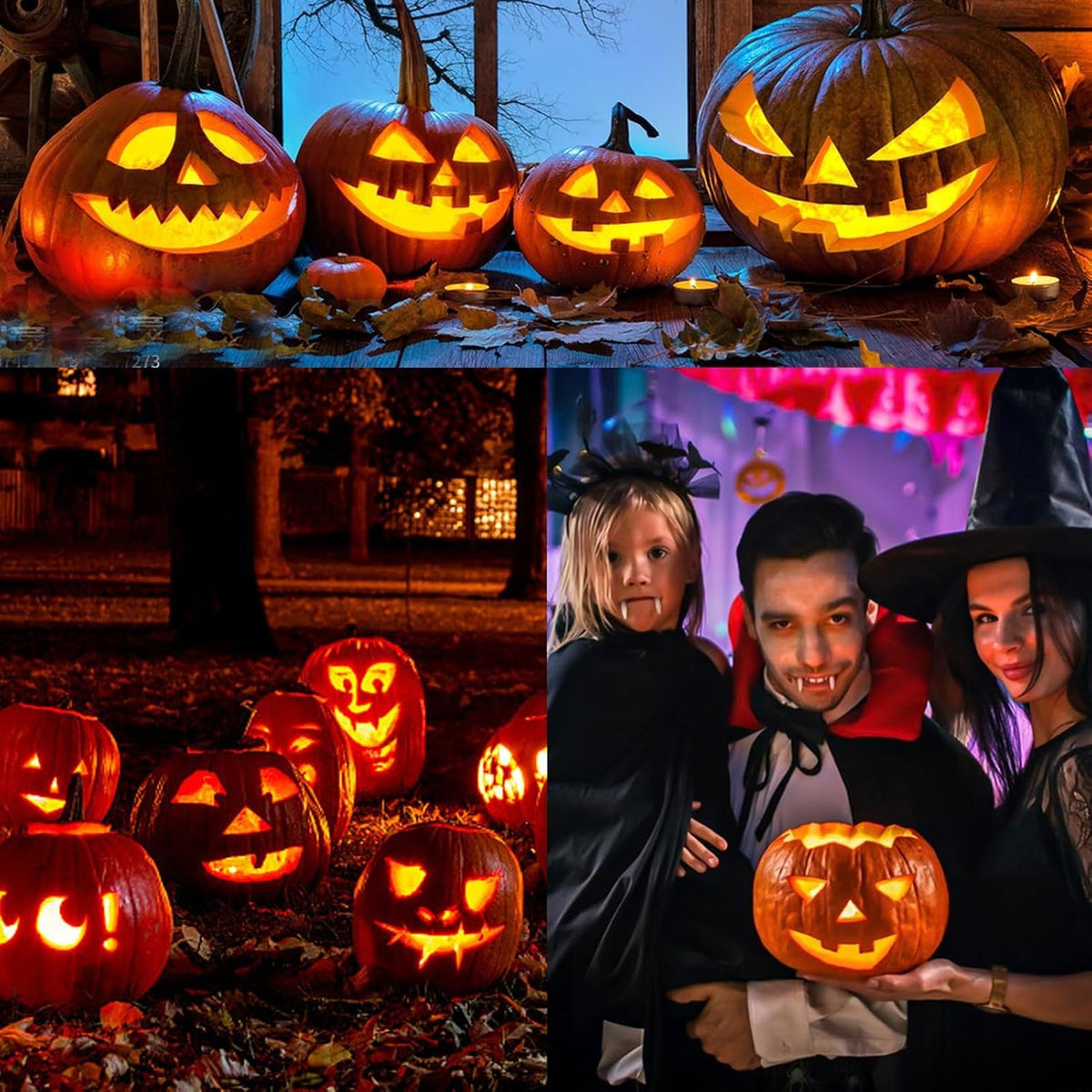 HaloCarve 37-Piece Professional Pumpkin Carving Kit