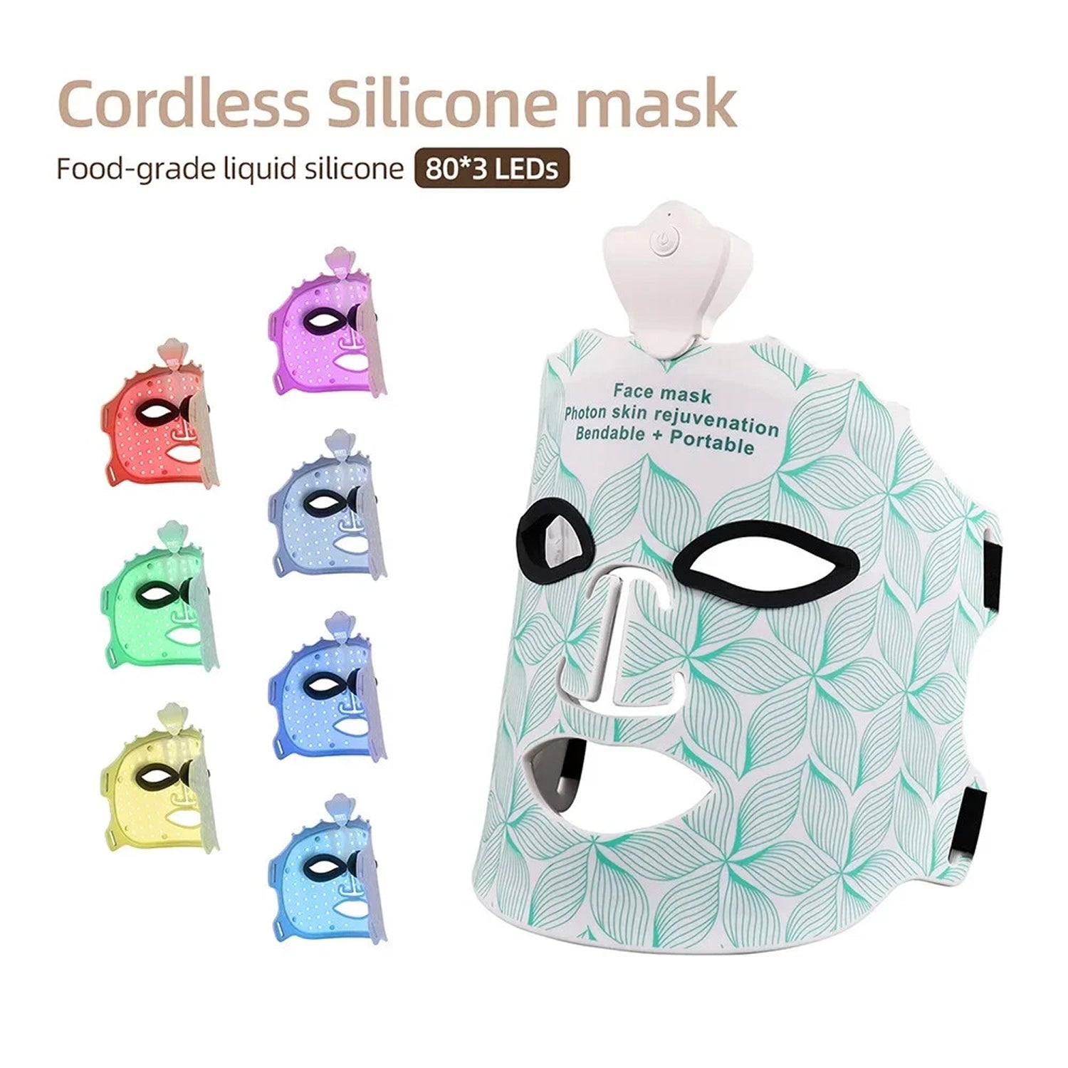 HaloGlowi LED Face Mask | 7-Wavelength Light Therapy