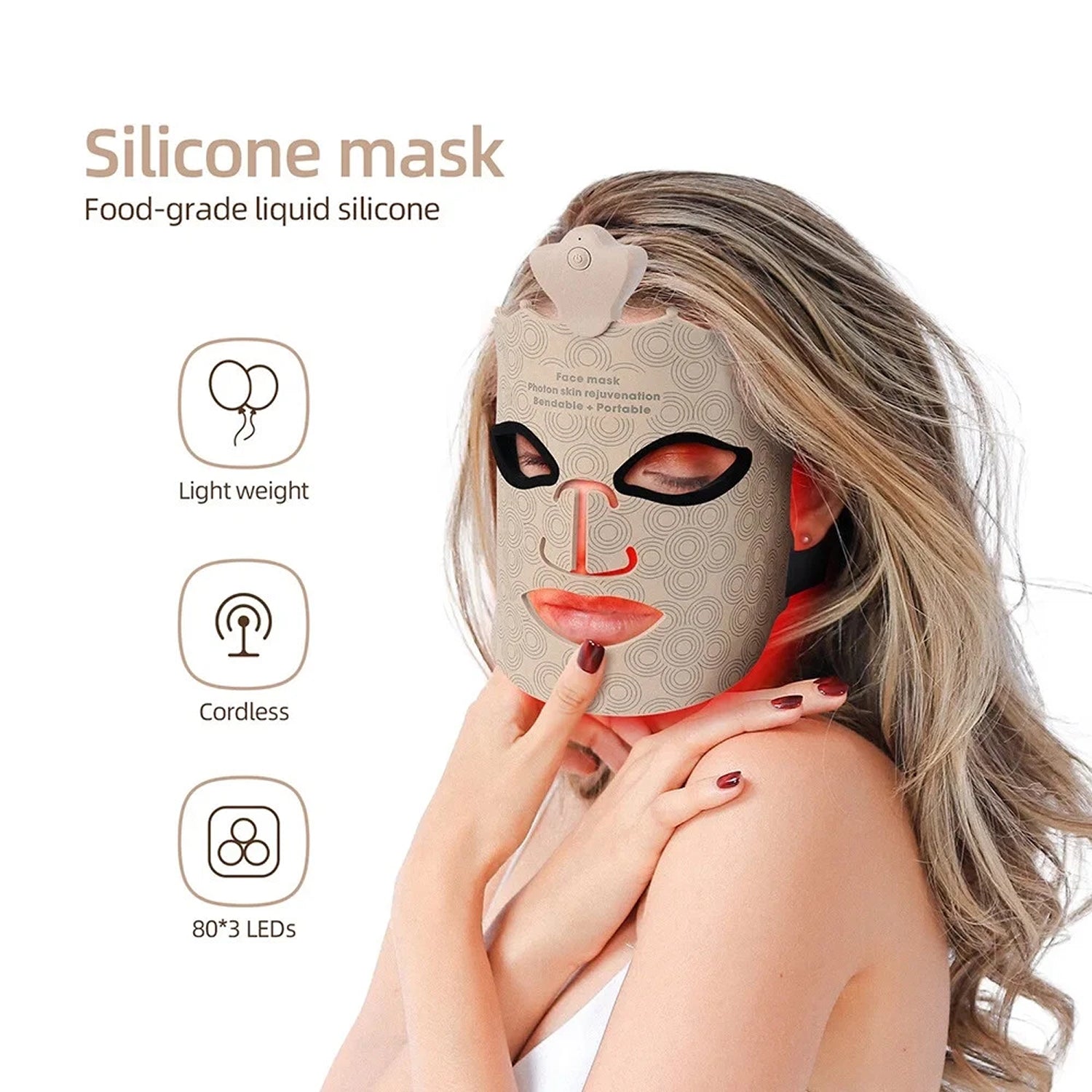 HaloGlowi LED Face Mask | 7-Wavelength Light Therapy
