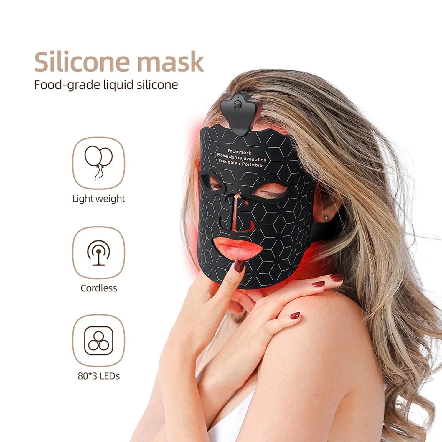 HaloGlowi LED Face Mask | 7-Wavelength Light Therapy