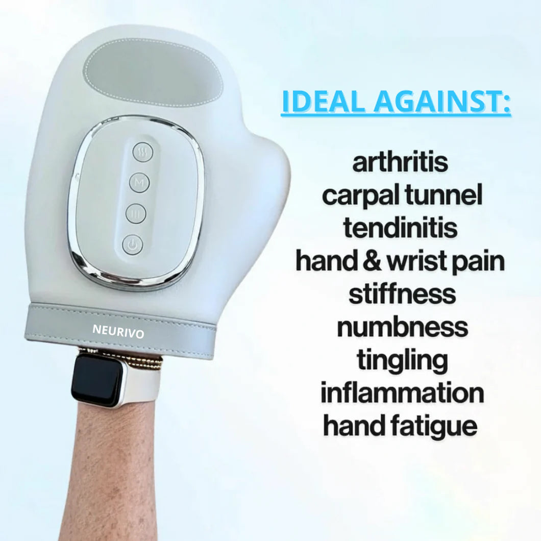 Handoraip Cordless Hand Massager with Heat and Airbag Compression