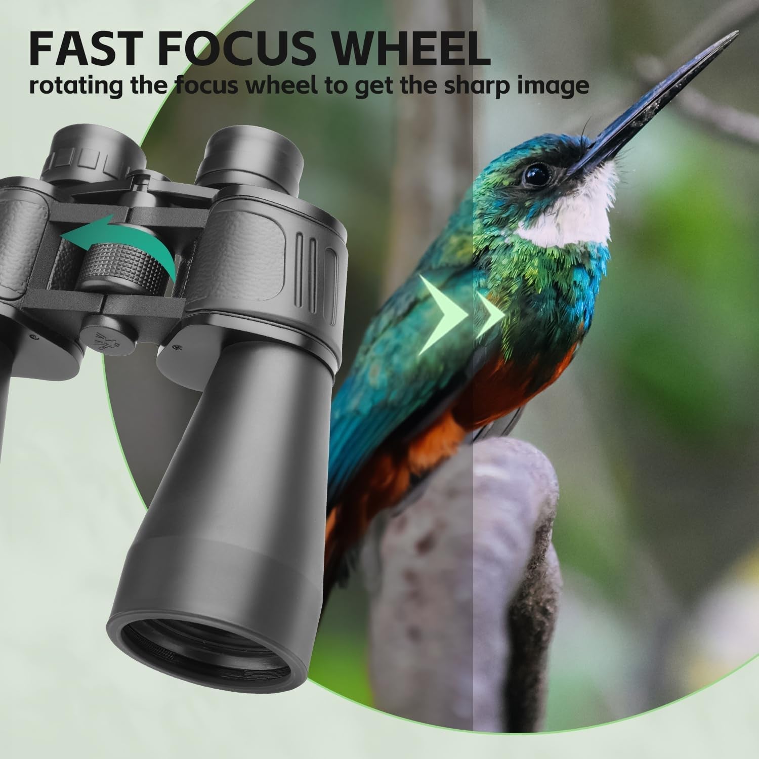HawOpti 20x60 Professional Binoculars with BAK-4 Prisms