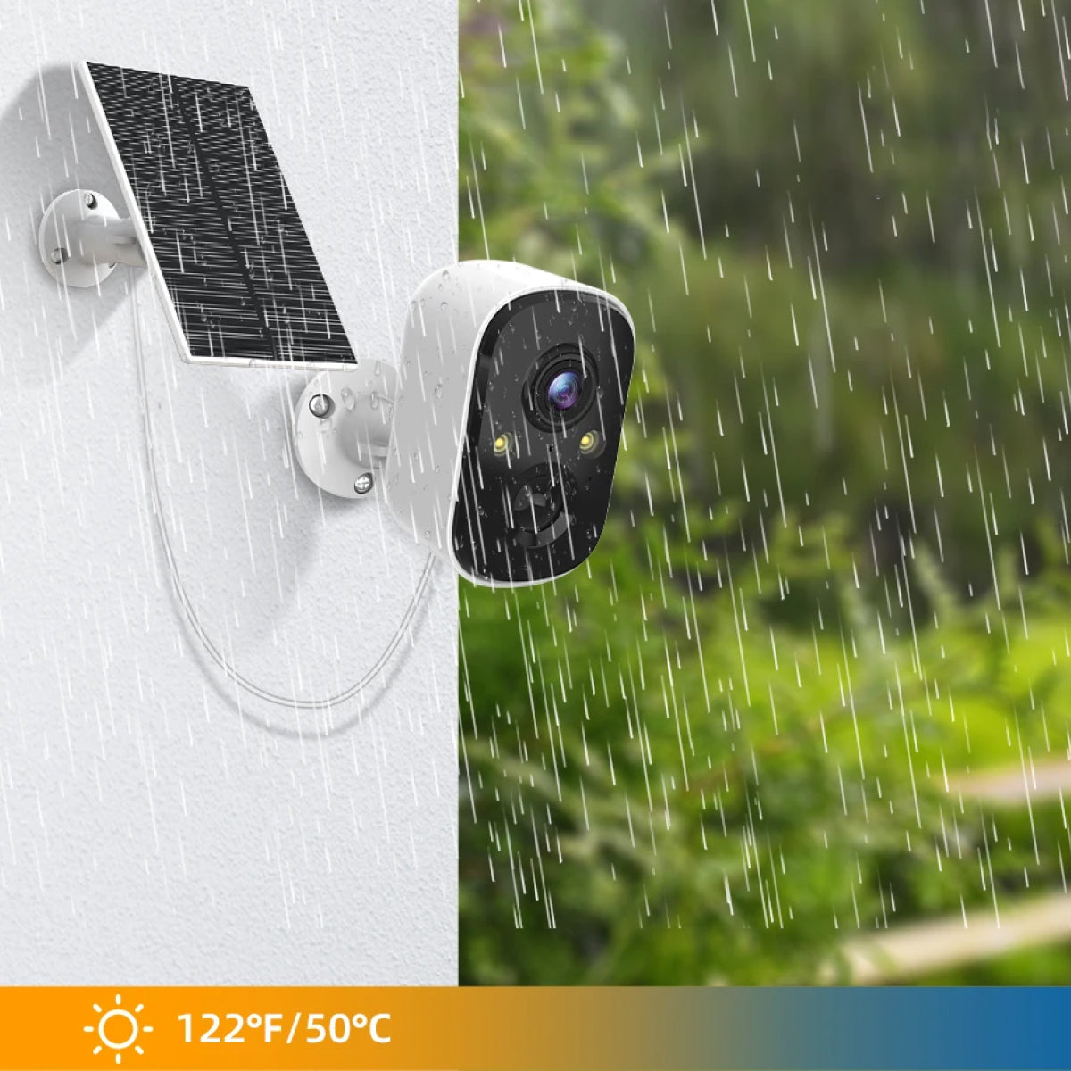 Helioriz 3MP Solar AI Security Camera with Full Color Night Vision