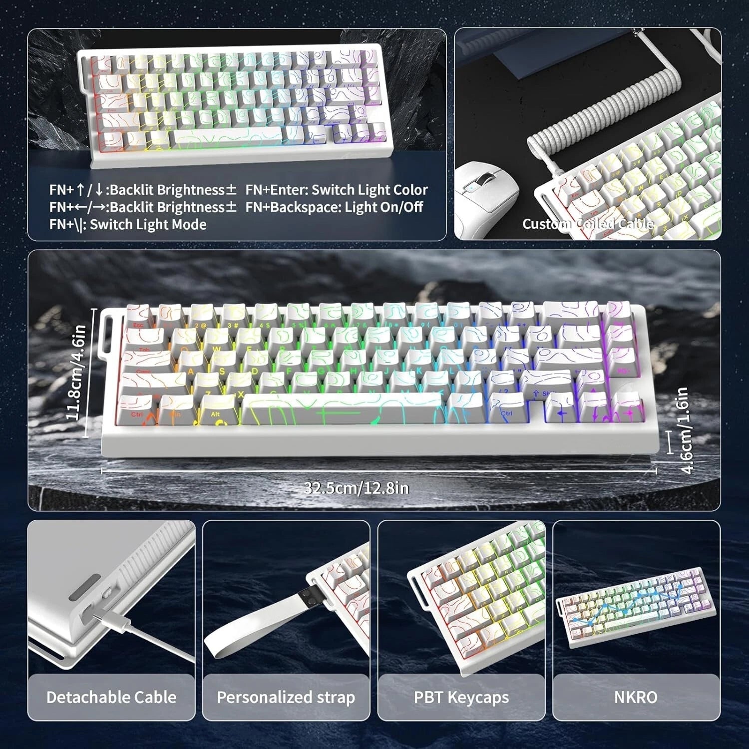 HexiFlyx Hall Effect Magnetic Keyboard 8000Hz Polling