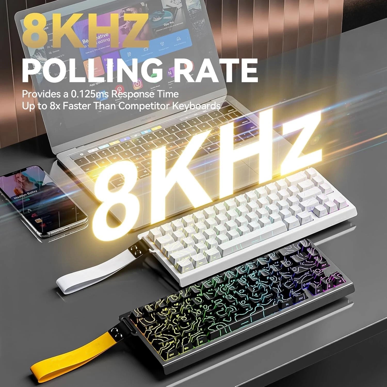 HexiFlyx Hall Effect Magnetic Keyboard 8000Hz Polling