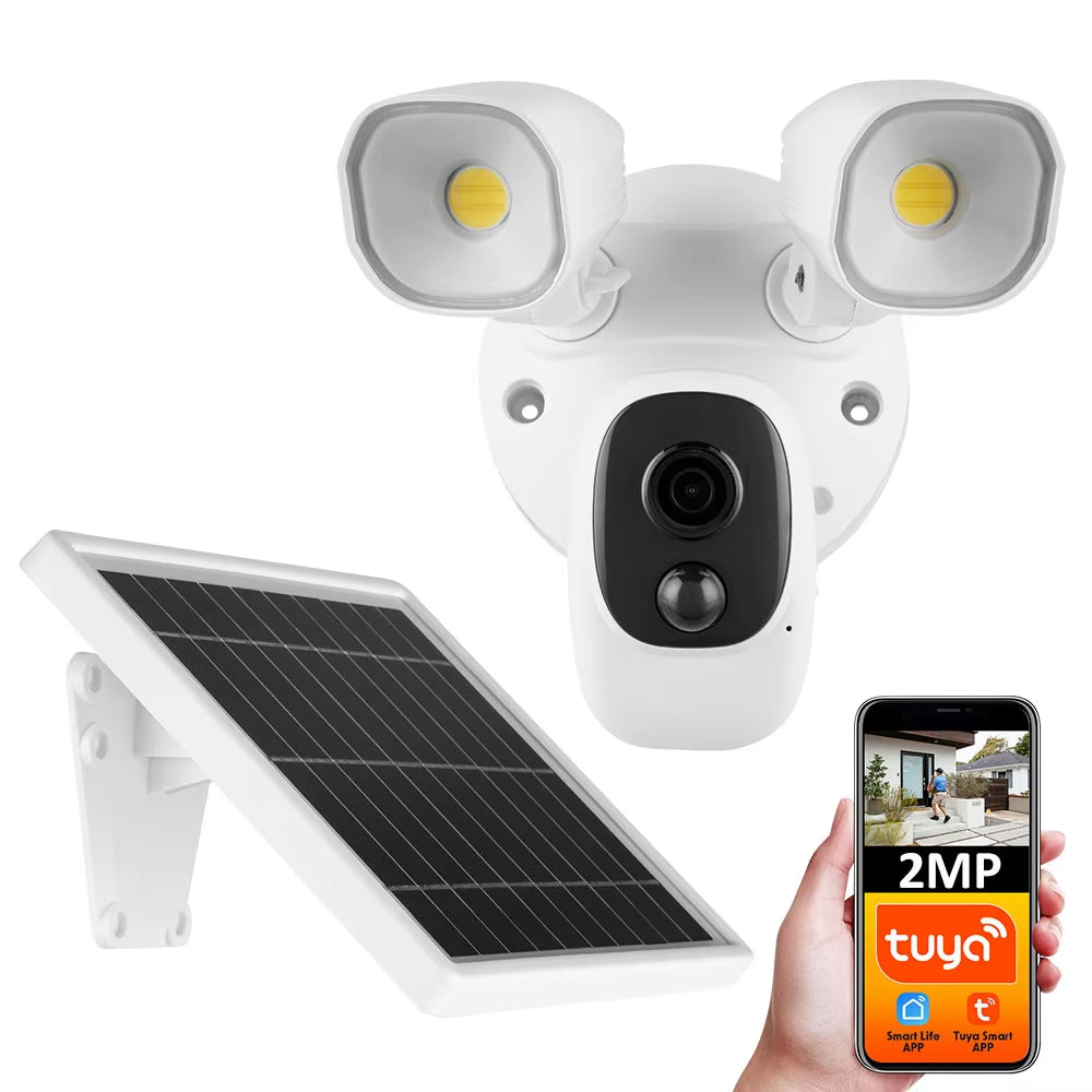 HolitCam Solar Security Floodlight Camera with 1080P HD