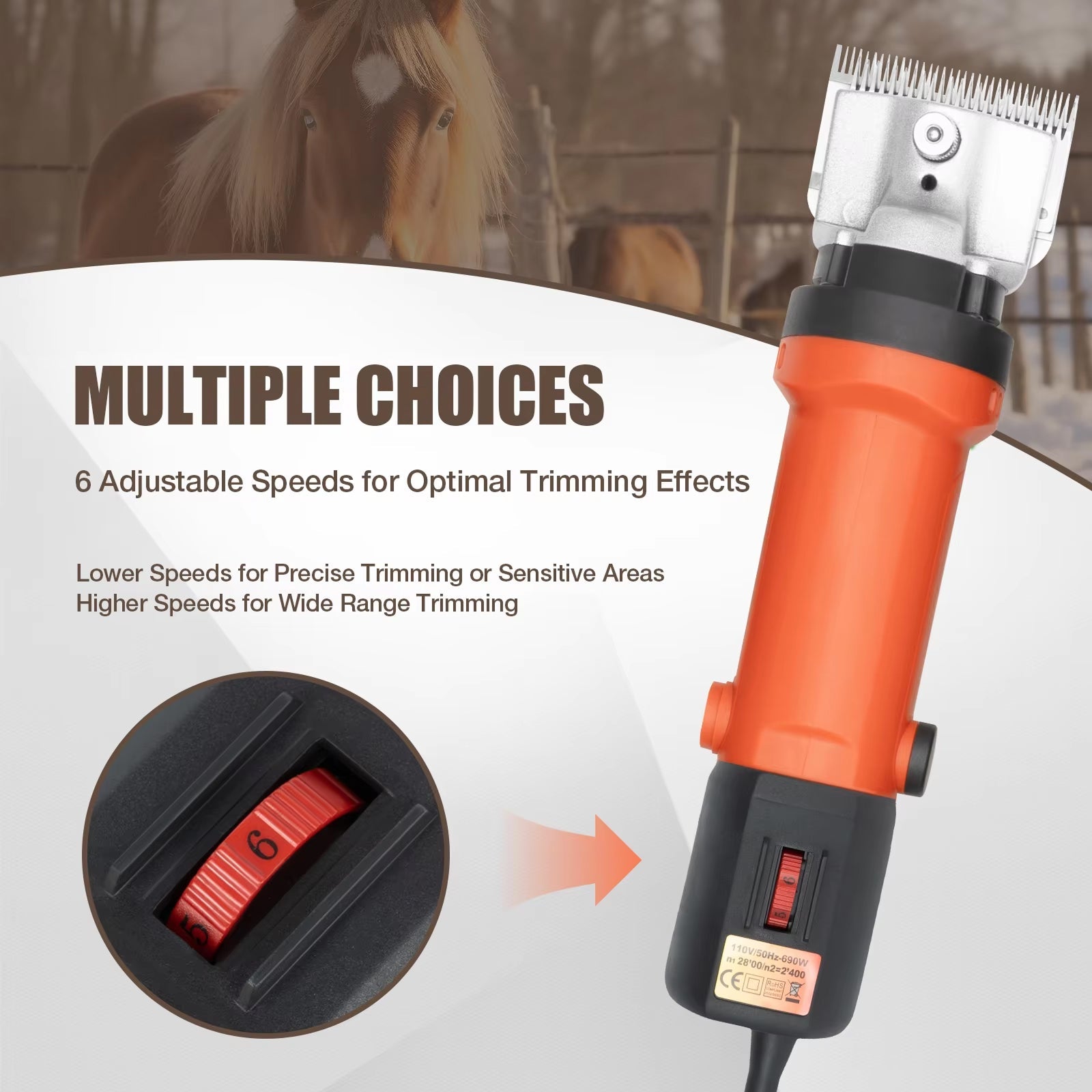 HorsyTrim Horse Clippers