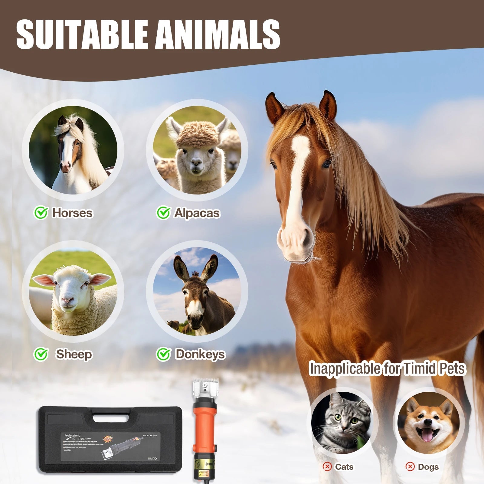 HorsyTrim Horse Clippers