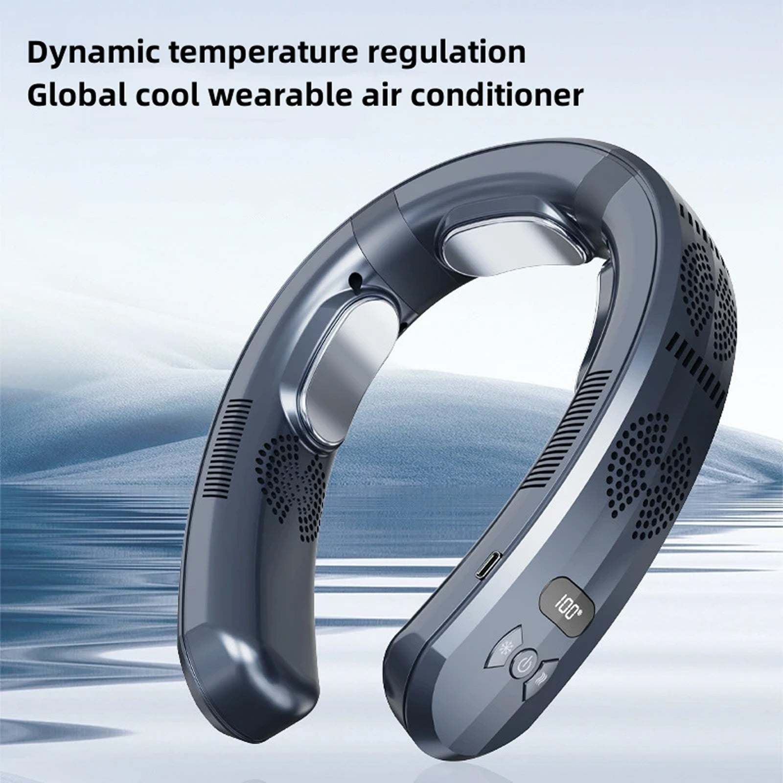 AirCoolix Wearable Neck Air Conditioner with 6000mAh Battery