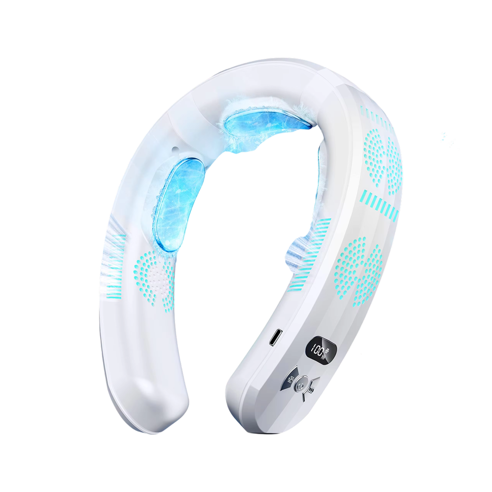 HulaZepyr Wearable Neck Fan with Cooling and Heating