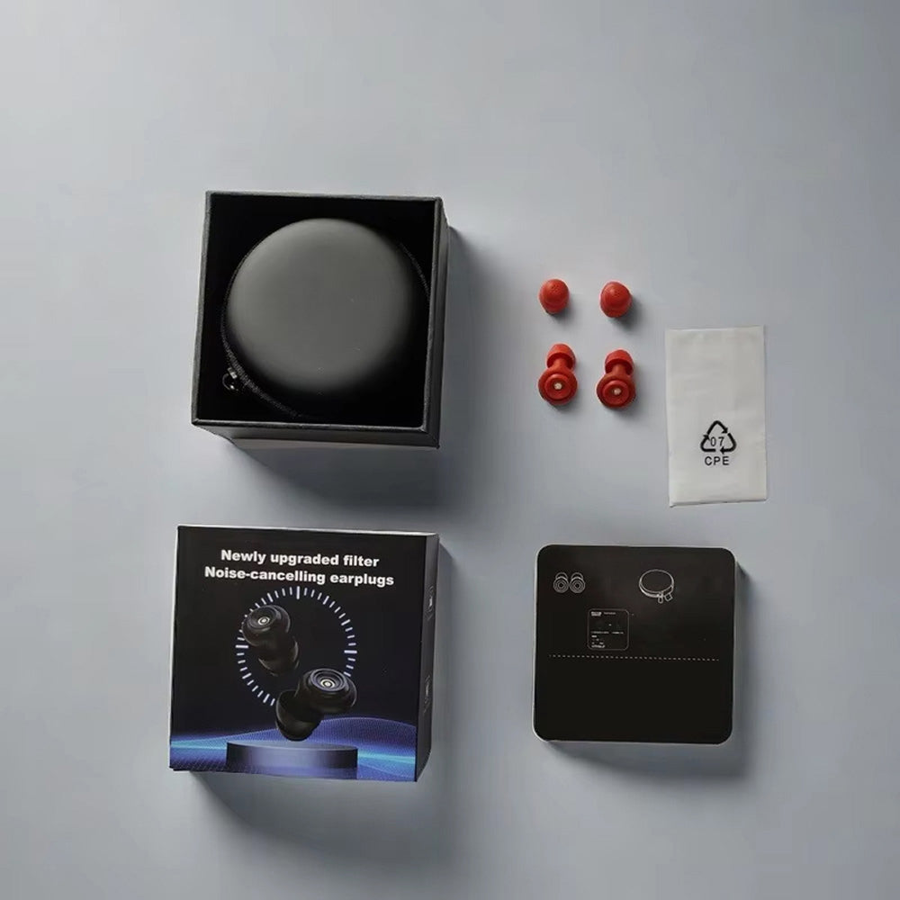 HuziNite Noise Cancelling Earplugs for Sleeping | 50dB Professional Noise Reduction & Soft Silicone for Side Sleepers