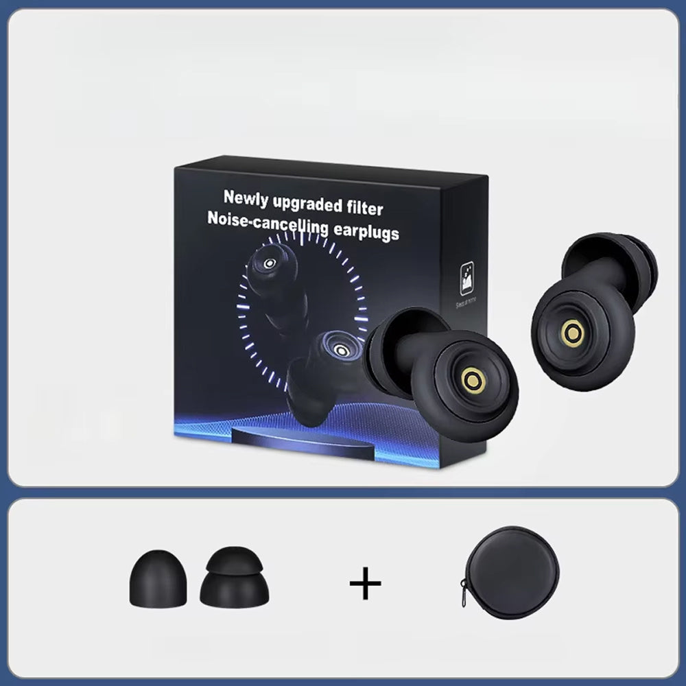 HuziNite Noise Cancelling Earplugs for Sleeping | 50dB Professional Noise Reduction & Soft Silicone for Side Sleepers