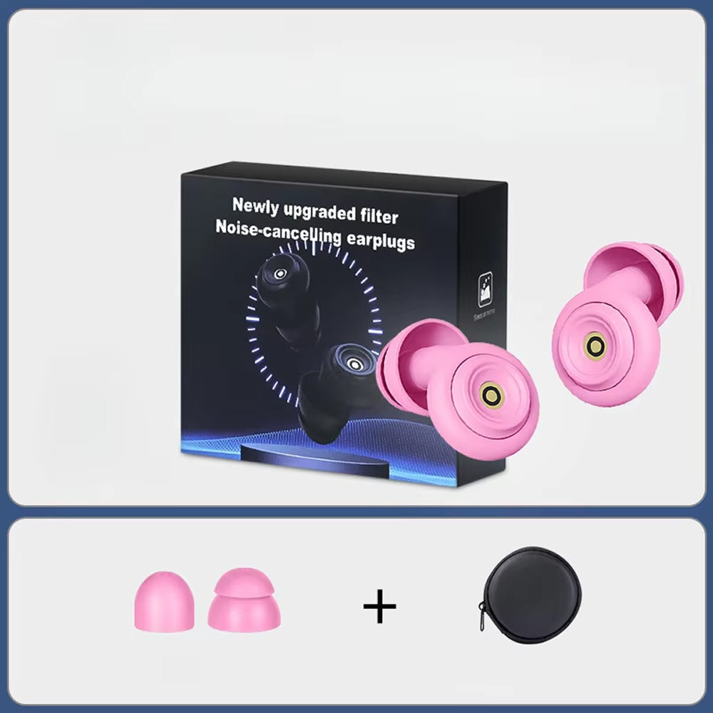 HuziNite Noise Cancelling Earplugs for Sleeping | 50dB Professional Noise Reduction & Soft Silicone for Side Sleepers