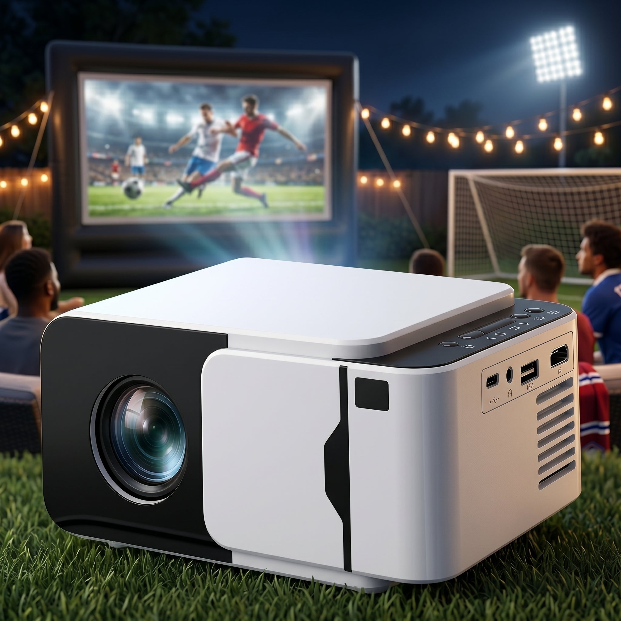 BeamitPoke 4K Ultra HD Portable Projector with WiFi6