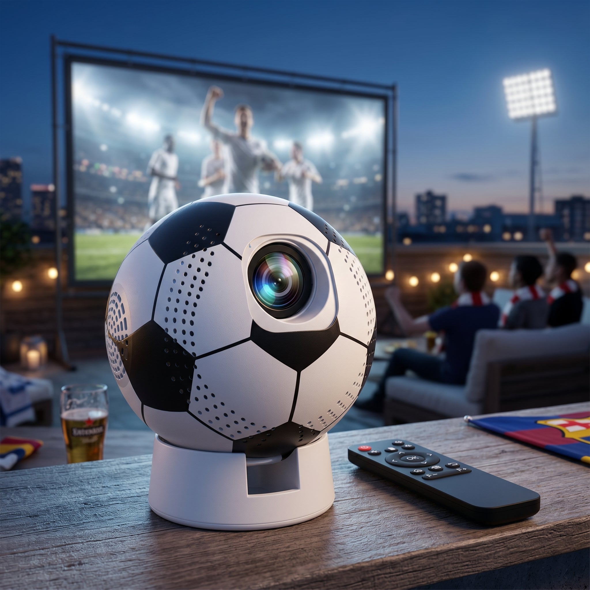 CinemyVex Mini Projector 1080P HD 180 Degree Rotation Outdoor Movies