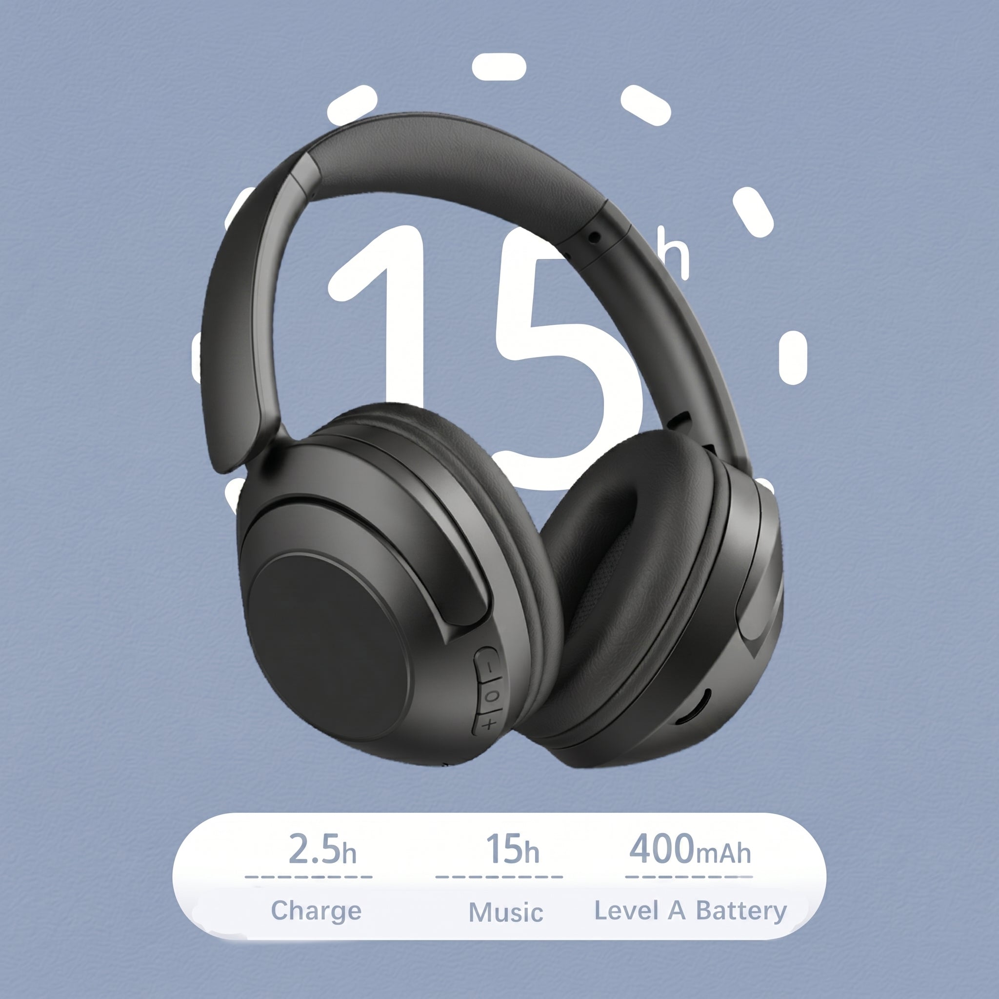 TunexiTV Wireless Bluetooth TV Headphones with Low-Latency Adapter