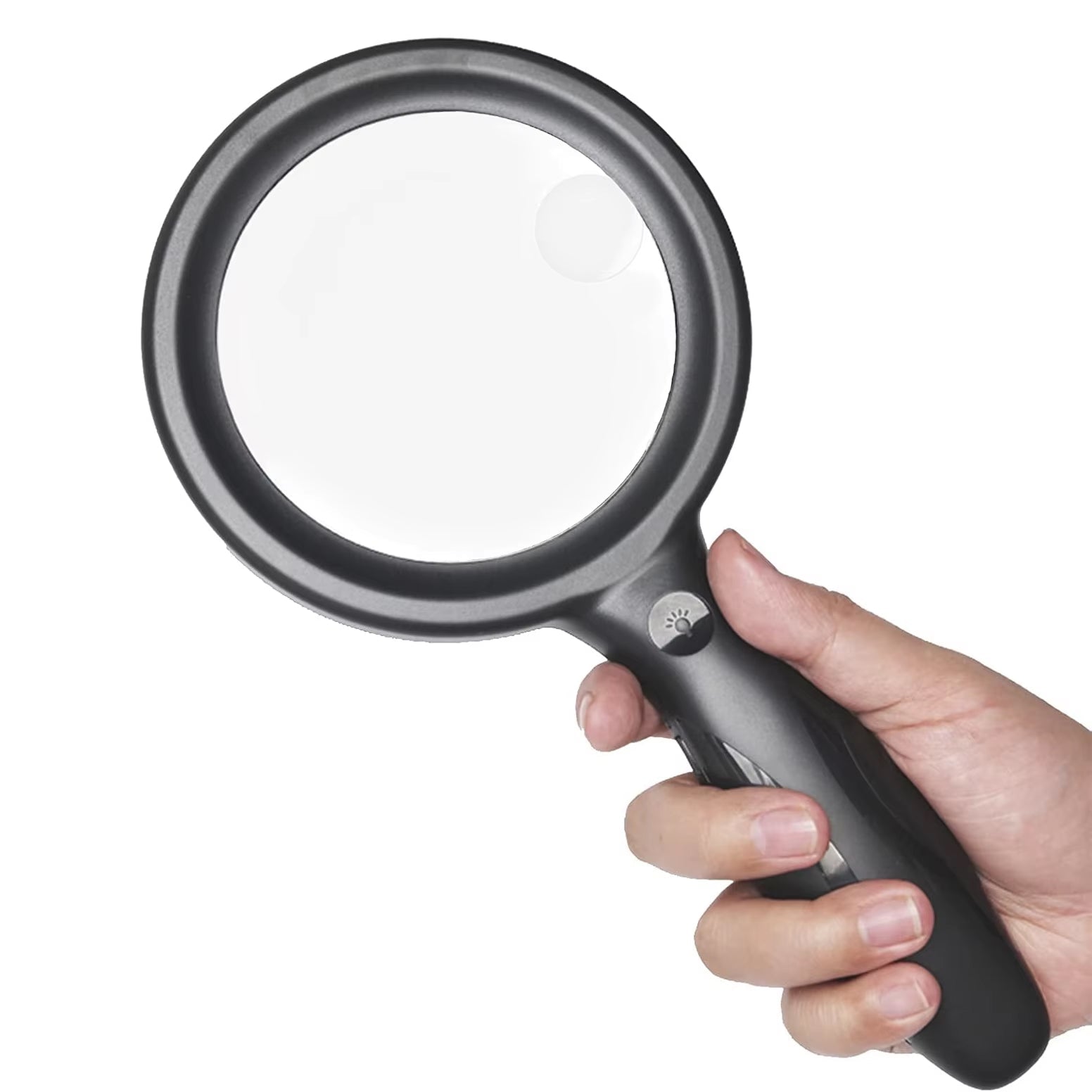 IrisGlasi 30X-60X LED Magnifying Glass for Reading