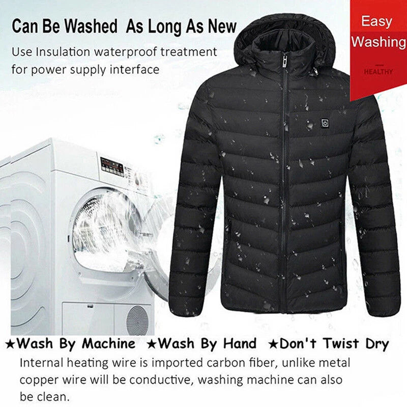 WarmixLit Heated Jacket - Lightweight Windproof Thermal Multi-Zone Coat
