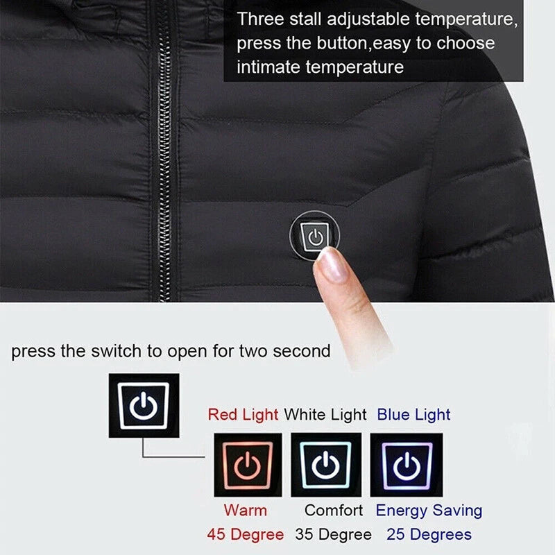 WarmixLit Heated Jacket - Lightweight Windproof Thermal Multi-Zone Coat