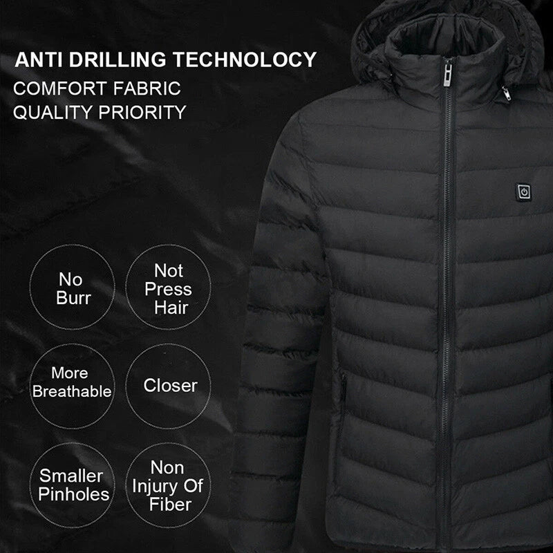 WarmixLit Heated Jacket - Lightweight Windproof Thermal Multi-Zone Coat