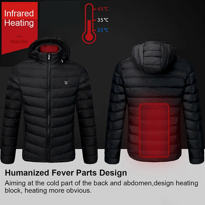 WarmixLit Heated Jacket - Lightweight Windproof Thermal Multi-Zone Coat