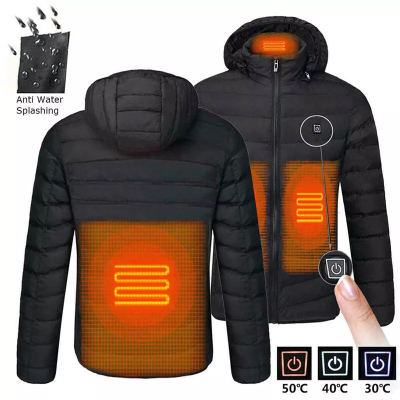WarmixLit Heated Jacket - Lightweight Windproof Thermal Multi-Zone Coat