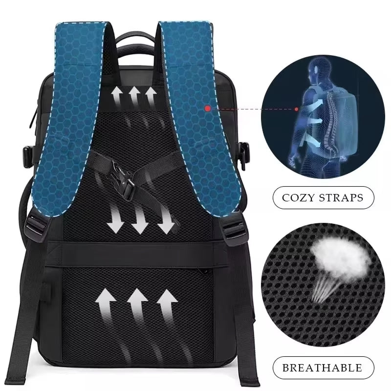 KagoPaki Expandable Waterproof Laptop Backpack
