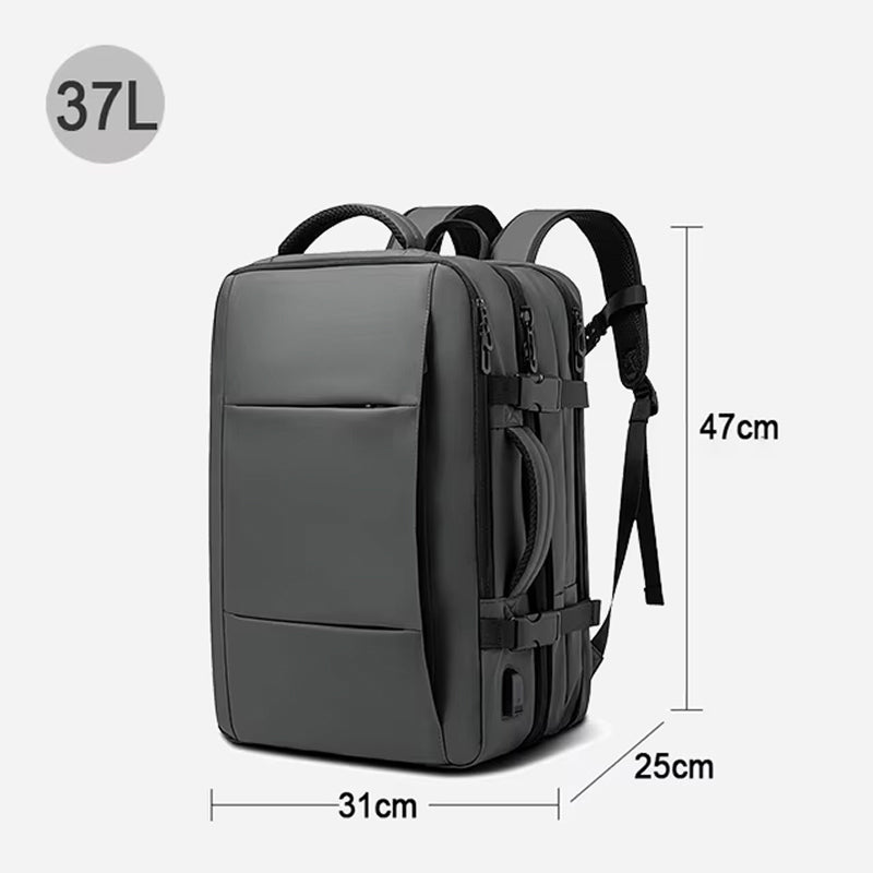 KagoPaki Expandable Waterproof Laptop Backpack