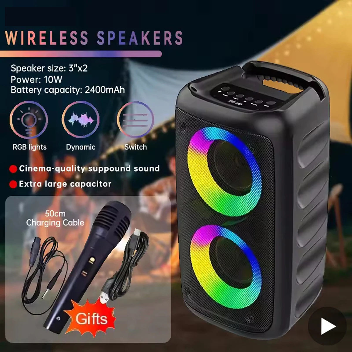 KaraTunex Portable Karaoke Machine