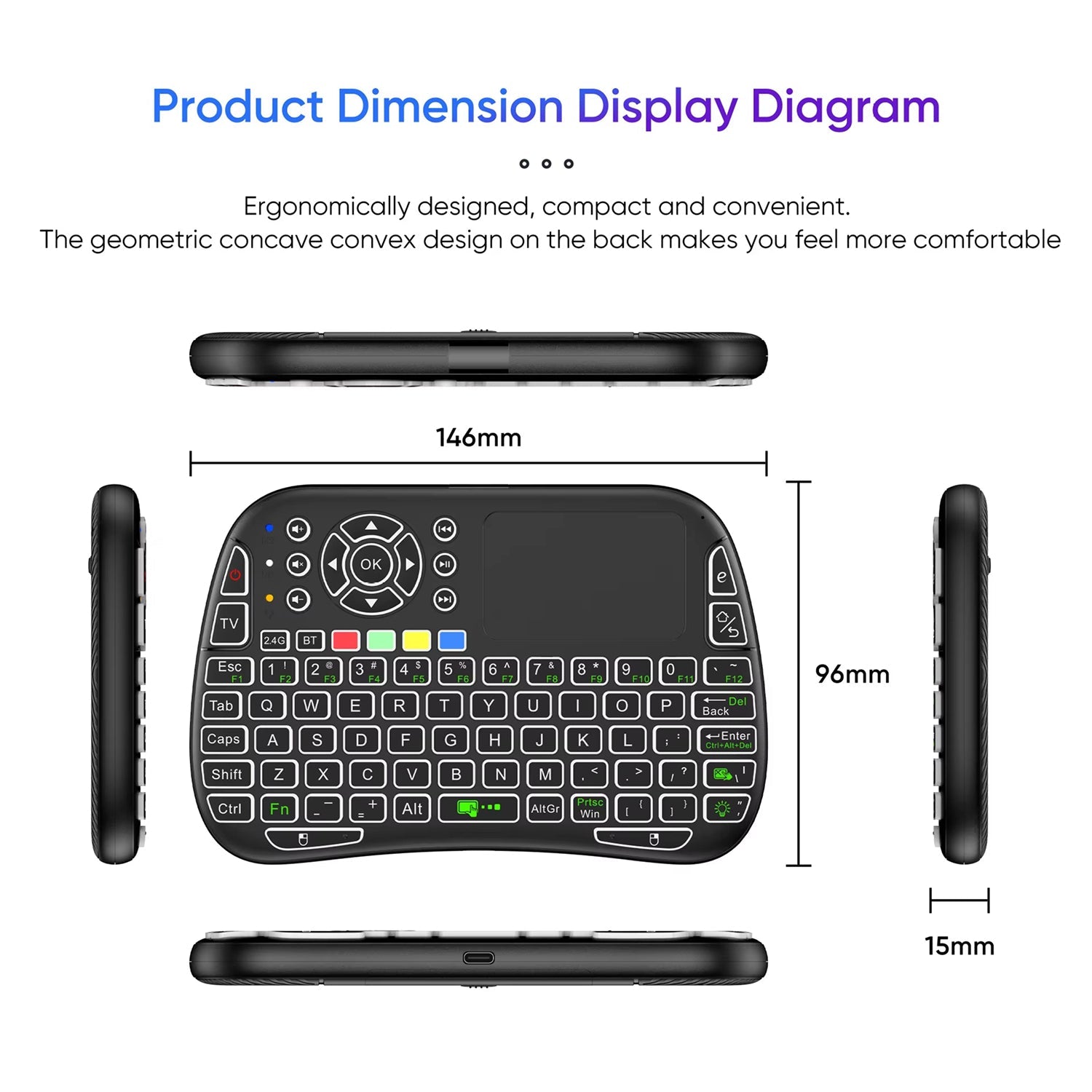 KeyFlexy Mini Wireless Keyboard
