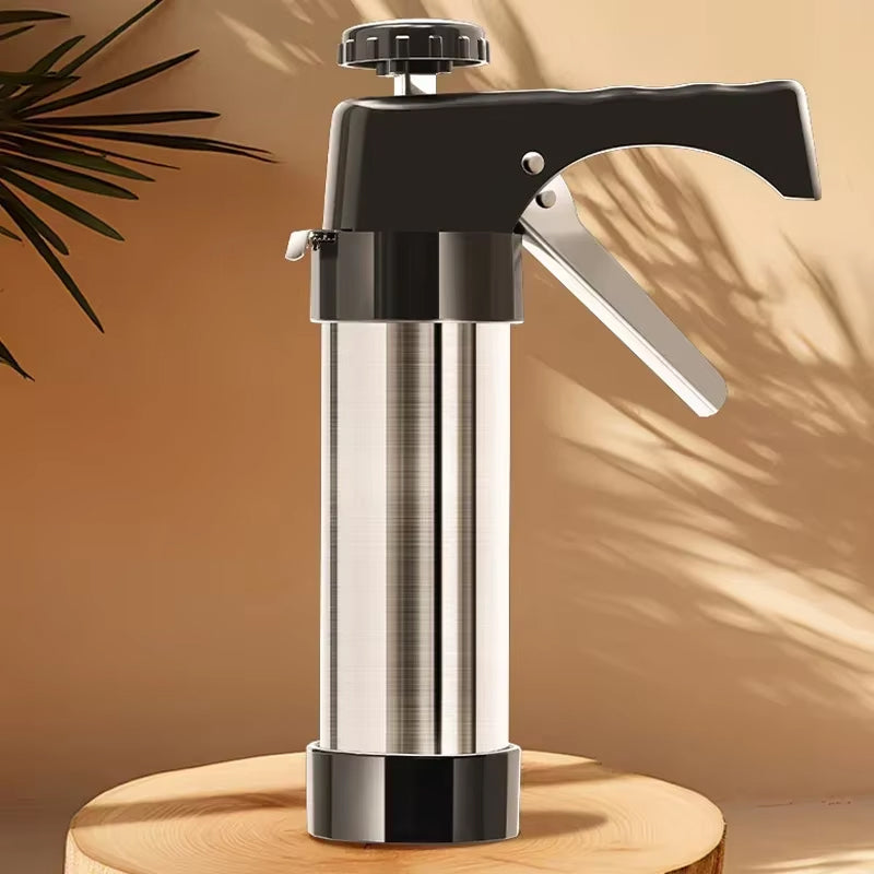 KiKyPress Professional Stainless Steel Cookie Press Set