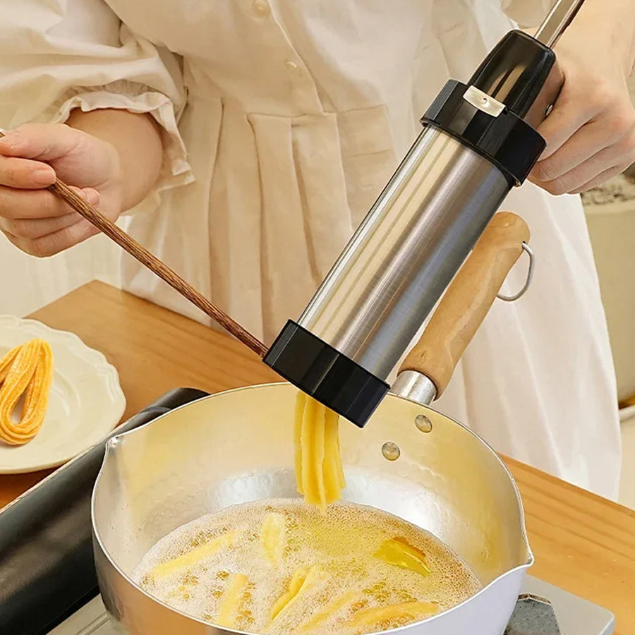 KiKyPress Professional Stainless Steel Cookie Press Set