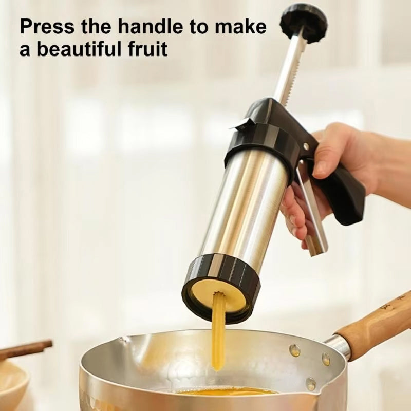 KiKyPress Professional Stainless Steel Cookie Press Set