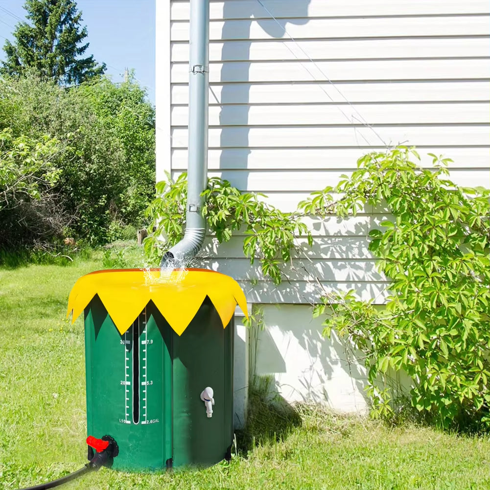 Kolirain 52-Gallon Collapsible Rain Barrel Water Butt UK